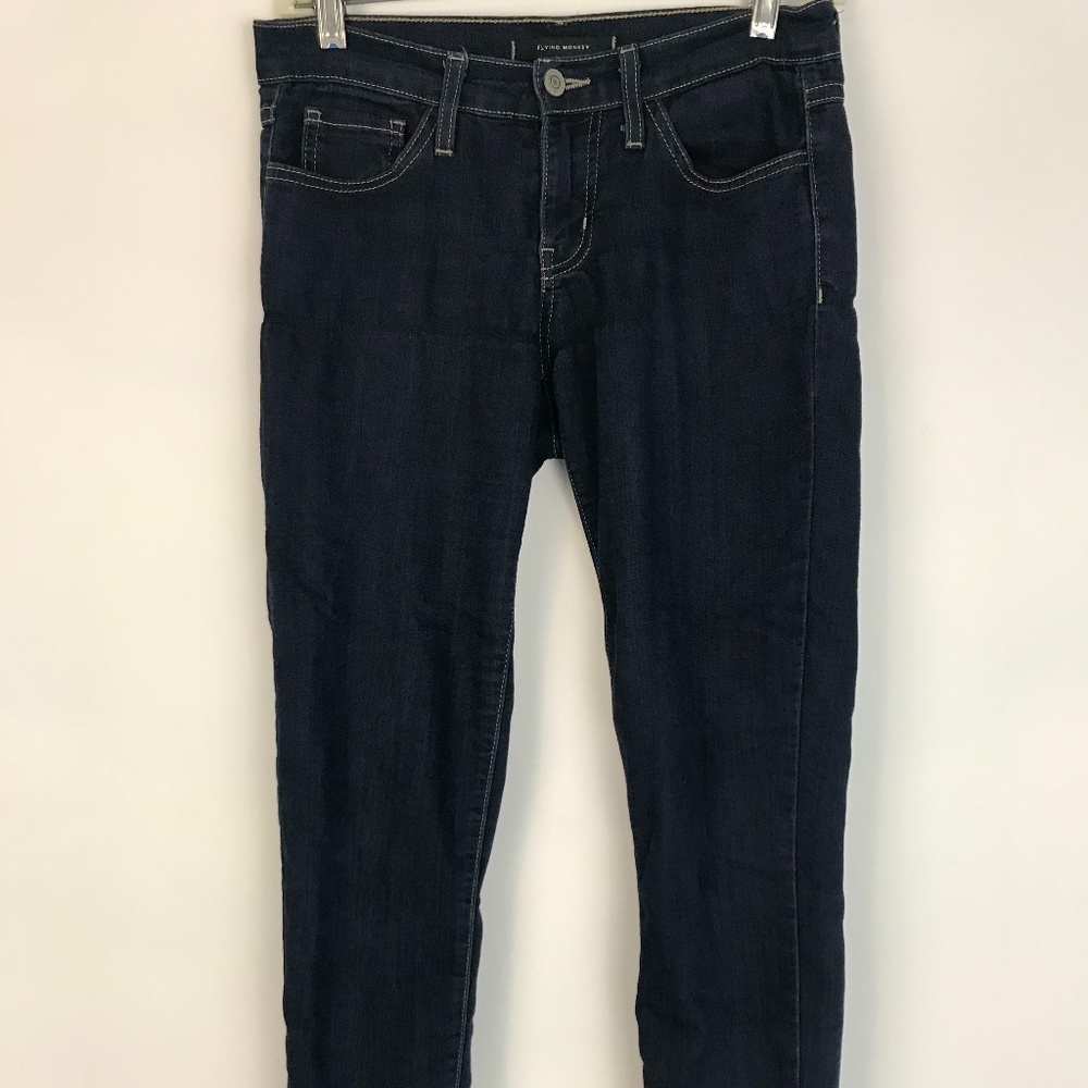 Flying Monkey low rise skinny dark wash jean 27